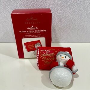 Hallmark Keepsake Hallmark Channel Warm & Cozy Christmas Snowman Ornament 2020